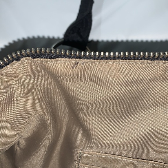 BAGGALLINI Black Satchel With khaki liner Zipper for main compartment - Picture 8 of 9